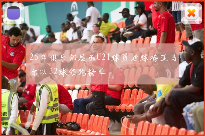 25年俱乐部层面U21球员进球榜亚马尔以32球领跑榜单